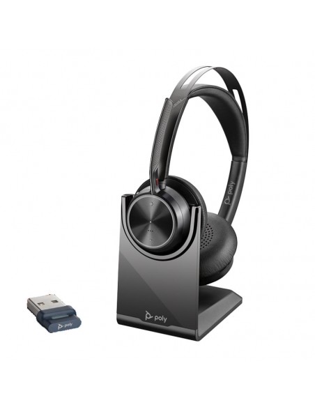 Poly Voyager Focus 2 UC USB-A  Avec Base De Recharge