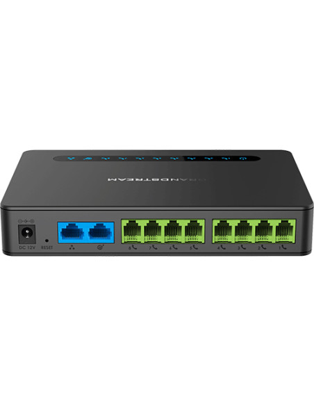 Grandstream - Routeur adaptateur SIP 8 ports FXS HT818 - face arriere